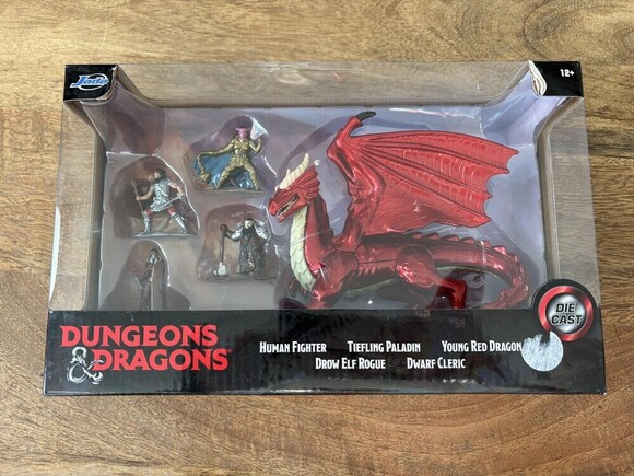 Jada Toys Other - Dungeons & Dragons Die-Cast Figure Multipack Young Red Dragon 31694